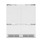 72 In. 39.6 Cu. Ft. Panel Ready French Door Built-in Bottom Freezer Refrigerator With Water Dispensers And Ice Makers