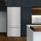 36 In. 19.8 Cu. Ft. Built-in Bottom Freezer Refrigerator With Water Dispenser And Ice Maker In Satin Stainless Steel