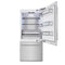 36 In. 19.8 Cu. Ft. Built-in Bottom Freezer Refrigerator With Water Dispenser And Ice Maker In Satin Stainless Steel