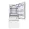 36 In. 19.8 Cu. Ft. Built-in Bottom Freezer Refrigerator With Water Dispenser And Ice Maker In White Matte