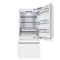 36 In. 19.8 Cu. Ft. Built-in Bottom Freezer Refrigerator With Water Dispenser And Ice Maker In White Matte