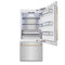 Autograph Edition 36 In. 19.8 Cu. Ft. Built-in Bottom Freezer Refrigerator With Water Dispenser And Ice Maker In Stainless Steel With Polished Gold Accents