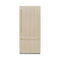 Autograph Edition 36 In. 19.8 Cu. Ft. Panel Ready Built-in Bottom Freezer Refrigerator With Water Dispenser And Ice Maker With Champagne Bronze Accents