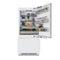 Autograph Edition 36 In. 19.8 Cu. Ft. Panel Ready Built-in Bottom Freezer Refrigerator With Water Dispenser And Ice Maker With Champagne Bronze Accents