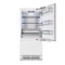 Autograph Edition 36 In. 19.8 Cu. Ft. Panel Ready Built-in Bottom Freezer Refrigerator With Water Dispenser And Ice Maker With Polished Gold Accents