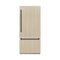 Autograph Edition 36 In. 19.8 Cu. Ft. Panel Ready Built-in Bottom Freezer Refrigerator With Water Dispenser And Ice Maker With Matte Black Accents