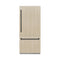 Autograph Edition 36 In. 19.8 Cu. Ft. Panel Ready Built-in Bottom Freezer Refrigerator With Water Dispenser And Ice Maker With Matte Black Accents
