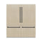 Autograph Edition 72 In. 39.6 Cu. Ft. Panel Ready French Door Built-in Bottom Freezer Refrigerator With Water Dispensers And Ice Makers And Matte Black Accents