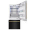 Autograph Edition 36 In. 19.8 Cu. Ft. Built-in Bottom Freezer Refrigerator With Water Dispenser And Ice Maker In Black Stainless Steel And Champagne Bronze Accents