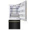 Autograph Edition 36 In. 19.8 Cu. Ft. Built-in Bottom Freezer Refrigerator With Water Dispenser And Ice Maker In Black Stainless Steel And Polished Gold Accents