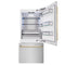 Autograph Edition 36 In. 19.8 Cu. Ft. Built-in Bottom Freezer Refrigerator With Water Dispenser And Ice Maker In Satin Stainless Steel And Polished Gold Accents