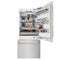 Autograph Edition 36 In. 19.8 Cu. Ft. Built-in Bottom Freezer Refrigerator With Water Dispenser And Ice Maker In Satin Stainless Steel And Polished Gold Accents