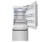 Autograph Edition 36 In. 19.8 Cu. Ft. Built-in Bottom Freezer Refrigerator With Water Dispenser And Ice Maker In Satin Stainless Steel And Matte Black Accents