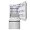 Autograph Edition 36 In. 19.8 Cu. Ft. Built-in Bottom Freezer Refrigerator With Water Dispenser And Ice Maker In Satin Stainless Steel And Matte Black Accents