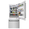 Autograph Edition 36 In. 19.8 Cu. Ft. Built-in Bottom Freezer Refrigerator With Water Dispenser And Ice Maker In Satin Stainless Steel And Matte Black Accents