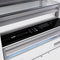 Autograph Edition 36 In. 19.8 Cu. Ft. Built-in Bottom Freezer Refrigerator With Water Dispenser And Ice Maker In White Matte And Champagne Bronze Accents