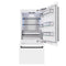 Autograph Edition 36 In. 19.8 Cu. Ft. Built-in Bottom Freezer Refrigerator With Water Dispenser And Ice Maker In White Matte And Matte Black Accents