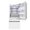 Autograph Edition 36 In. 19.8 Cu. Ft. Built-in Bottom Freezer Refrigerator With Water Dispenser And Ice Maker In White Matte And Matte Black Accents