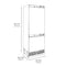 30 In. 16.1 Cu. Ft. Panel Ready Built-in Bottom Freezer Refrigerator With Water Dispenser And Ice Maker