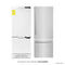 30 In. 16.1 Cu. Ft. Built-in Bottom Freezer Refrigerator With Water Dispenser And Ice Maker In Stainless Steel