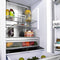 60 In. 32.2 Cu. Ft. French Door Built-in Bottom Freezer Refrigerator With Water Dispensers And Ice Makers In Stainless Steel