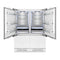 60 In. 32.2 Cu. Ft. Panel Ready French Door Built-in Bottom Freezer Refrigerator With Water Dispensers And Ice Makers