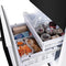 30 In. 16.1 Cu. Ft. Built-in Bottom Freezer Refrigerator With Water Dispenser And Ice Maker In Black Stainless Steel