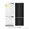 30 In. 16.1 Cu. Ft. Built-in Bottom Freezer Refrigerator With Water Dispenser And Ice Maker In Black Stainless Steel