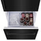 30 In. 16.1 Cu. Ft. Built-in Bottom Freezer Refrigerator With Water Dispenser And Ice Maker In Black Stainless Steel