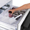30 In. 16.1 Cu. Ft. Built-in Bottom Freezer Refrigerator With Water Dispenser And Ice Maker In Black Stainless Steel