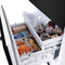 30 In. 16.1 Cu. Ft. Built-in Bottom Freezer Refrigerator With Water Dispenser And Ice Maker In Black Stainless Steel