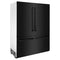 60 In. 32.2 Cu. Ft. French Door Built-in Bottom Freezer Refrigerator With Water Dispensers And Ice Makers In Black Stainless Steel