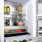 30 In. 16.1 Cu. Ft. Built-in Bottom Freezer Refrigerator With Water Dispenser And Ice Maker In Satin Stainless Steel