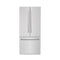36 In. 19.6 Cu. Ft. French Door Built-in Bottom Freezer Refrigerator With Water Dispenser And Ice Maker In Satin Stainless Steel