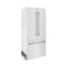 36 In. 19.6 Cu. Ft. French Door Built-in Bottom Freezer Refrigerator With Water Dispenser And Ice Maker In Satin Stainless Steel
