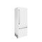 30 In. 16.1 Cu. Ft. Built-in Bottom Freezer Refrigerator With Water Dispenser And Ice Maker In White Matte
