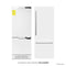 30 In. 16.1 Cu. Ft. Built-in Bottom Freezer Refrigerator With Water Dispenser And Ice Maker In White Matte