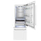 30 In. 16.1 Cu. Ft. Built-in Bottom Freezer Refrigerator With Water Dispenser And Ice Maker In White Matte
