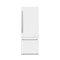 30 In. 16.1 Cu. Ft. Built-in Bottom Freezer Refrigerator With Water Dispenser And Ice Maker In White Matte