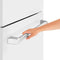 30 In. 16.1 Cu. Ft. Built-in Bottom Freezer Refrigerator With Water Dispenser And Ice Maker In White Matte