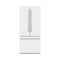 36 In. 19.6 Cu. Ft. French Door Built-in Bottom Freezer Refrigerator With Water Dispenser And Ice Maker In White Matte