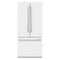 36 In. 19.6 Cu. Ft. French Door Built-in Bottom Freezer Refrigerator With Water Dispenser And Ice Maker In White Matte