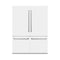 60 In. 32.2 Cu. Ft. French Door Built-in Bottom Freezer Refrigerator With Water Dispensers And Ice Makers In White Matte