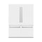 60 In. 32.2 Cu. Ft. French Door Built-in Bottom Freezer Refrigerator With Water Dispensers And Ice Makers In White Matte