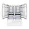 60 In. 32.2 Cu. Ft. French Door Built-in Bottom Freezer Refrigerator With Water Dispensers And Ice Makers In White Matte