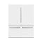 60 In. 32.2 Cu. Ft. French Door Built-in Bottom Freezer Refrigerator With Water Dispensers And Ice Makers In White Matte