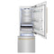 Autograph Edition 30 In. 16.1 Cu. Ft. Built-in Bottom Freezer Refrigerator With Water Dispenser And Ice Maker In Stainless Steel With Champagne Bronze Accents
