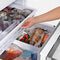 Autograph Edition 30 In. 16.1 Cu. Ft. Built-in Bottom Freezer Refrigerator With Water Dispenser And Ice Maker In Stainless Steel With Polished Gold Accents