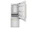 Autograph Edition 30 In. 16.1 Cu. Ft. Built-in Bottom Freezer Refrigerator With Water Dispenser And Ice Maker In Stainless Steel With Polished Gold Accents