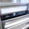 Autograph Edition 30 In. 16.1 Cu. Ft. Built-in Bottom Freezer Refrigerator With Water Dispenser And Ice Maker In Stainless Steel With Matte Black Accents